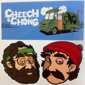 Sticker Pack Cheech & Chong - Прикольные товары - Магазин бонгов бонгшоп.рф